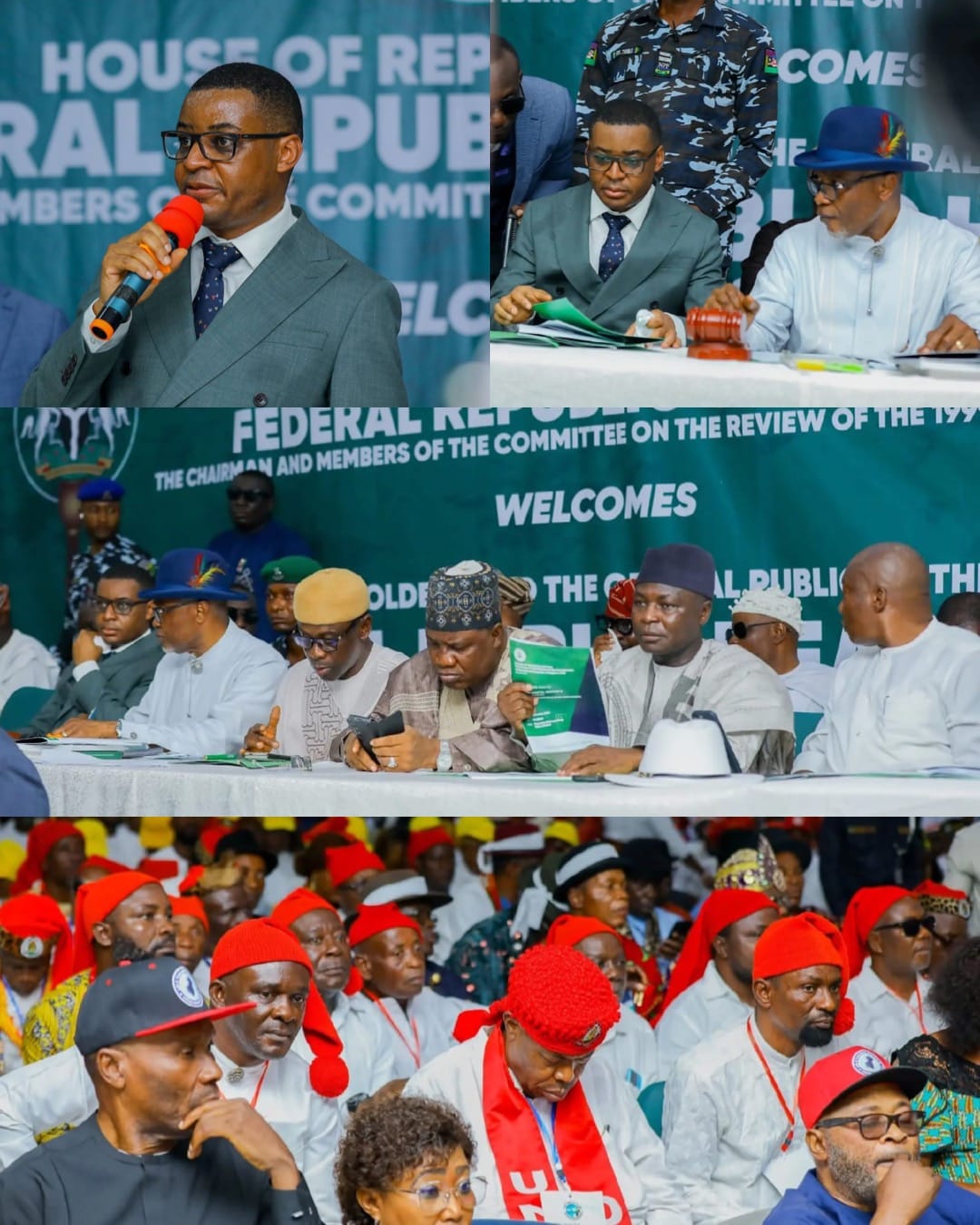 Gov. Otu Backs State Creation, Women Inclusion, State Police at Constitution Review Hearing