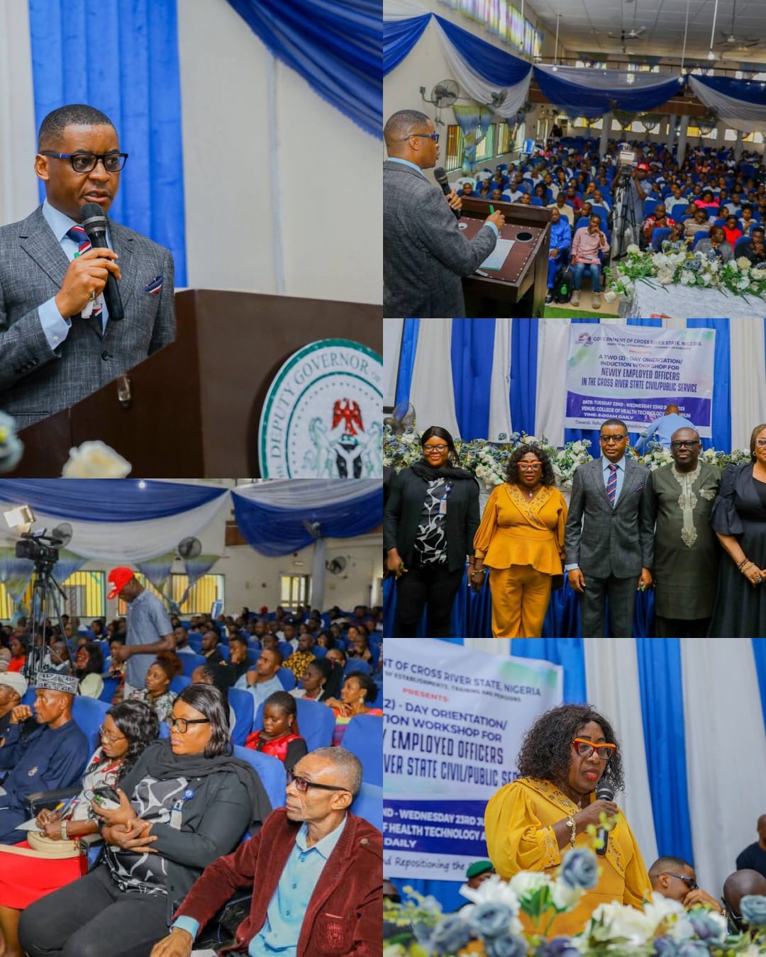 Gov. Otu Flags Off Orientation for New Civil Servants, Pledges Support for Workforce Reforms