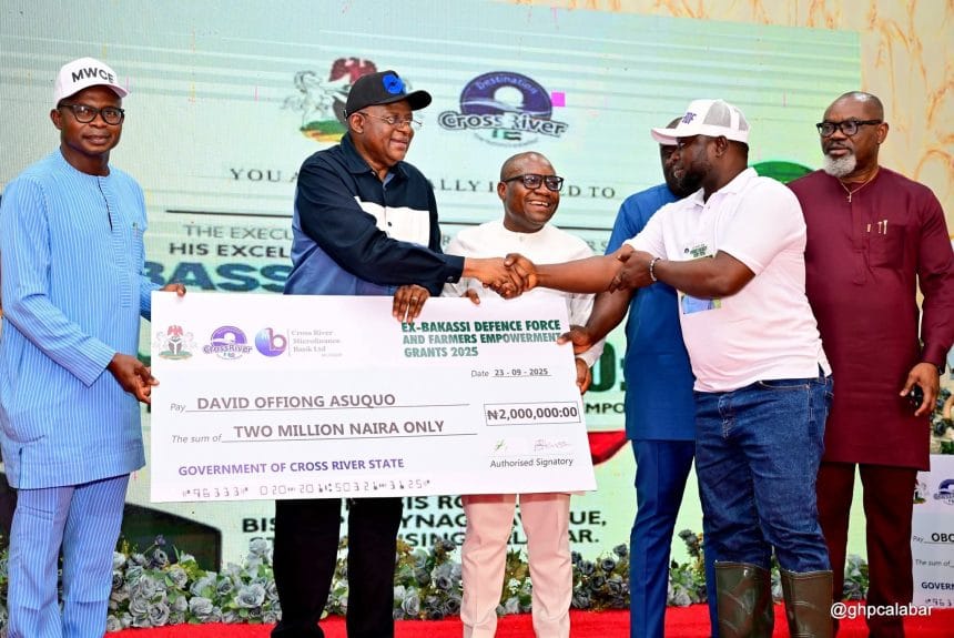 Cross River govt disburses N800m grants to farmers, others