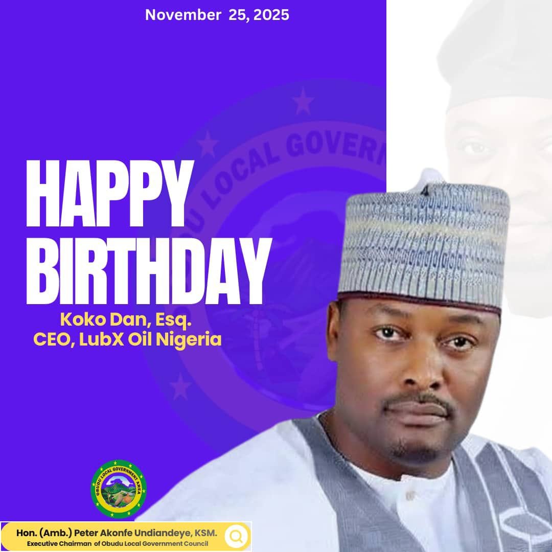 Obudu Council Chairman, Undiandeye, Felicitates Barr. Koko Dan on His Birthday