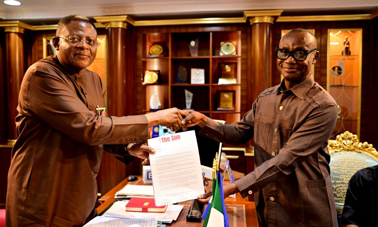 Gov. Otu Emerges The Sun Governor of the Year