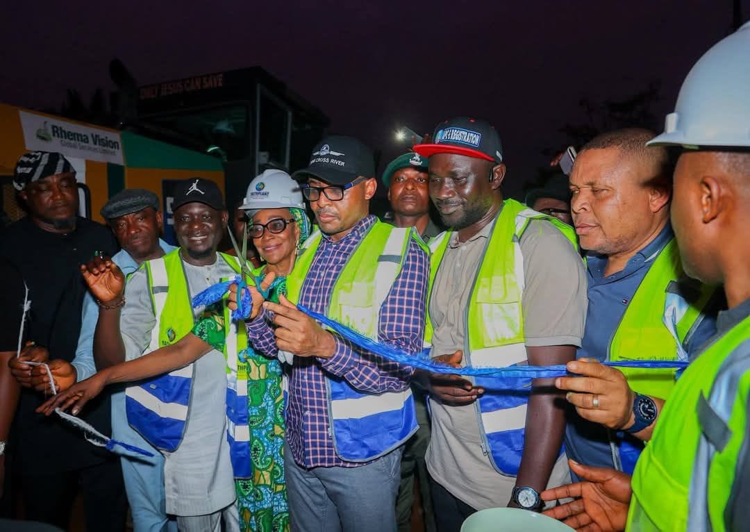 Governor Otu Flags Off Construction of Phase II of 17km Boki East-West Road
